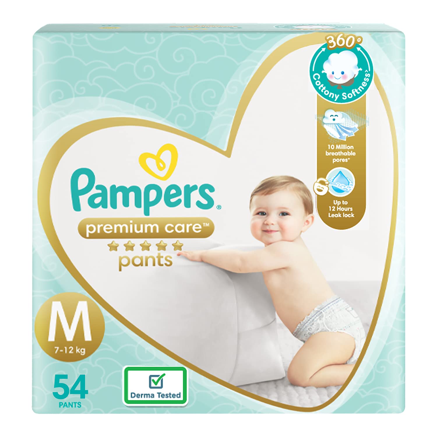 Buy Pampers Pants Diapers Medium Size 3 62 Count Online in Pakistan-  Medonline.pk